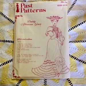 Past Patterns Dainty Afternoon Gown sewing pattern
